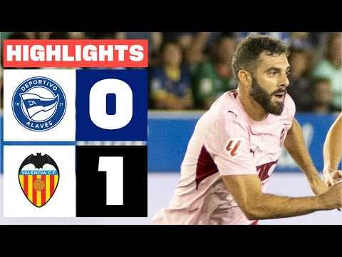 DEPORTIVO ALAVÉS 0 - 1 VALENCIA CF | RESUMEN LALIGA EA SPORTS