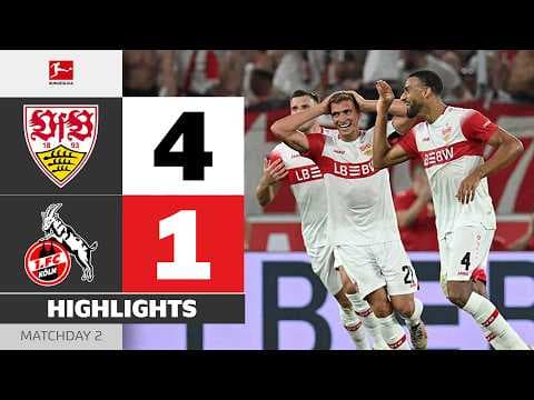 WHAT A GOAL | VFB STUTTGART - 1. FC KÖLN | Highlights | Matchday 2 – Bundesliga 2026/27