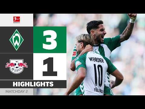 Bremen Pull Off Upset! | WERDER BREMEN - RB LEIPZIG | Highlights | Matchday 2 – Bundesliga 2026/27